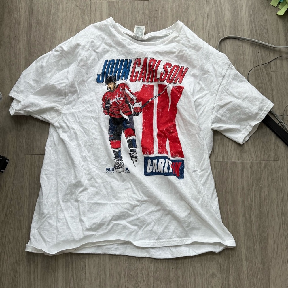 John Carlson Hockey Graphic T-Shirt 1000 games